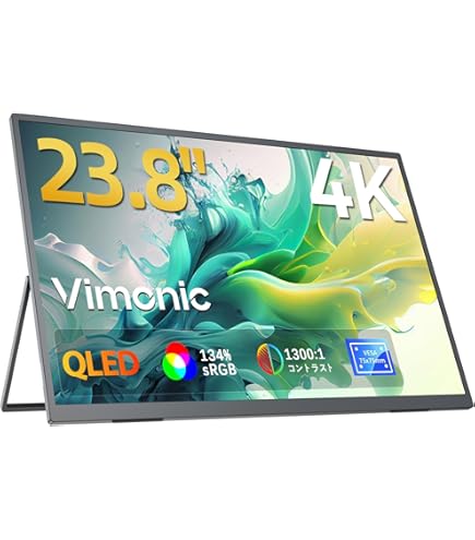 Amazon.co.jp: InnoView 23.8インチ 4K デュアル モバイルモニター